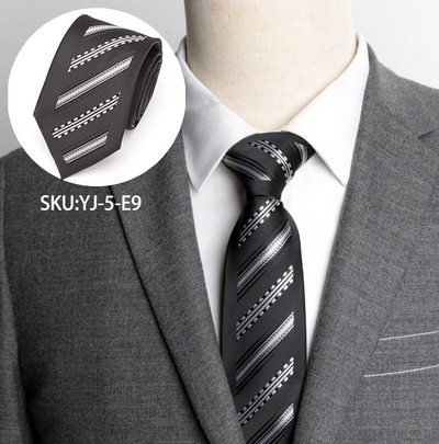 Muške kravate Svečane, luksuzne prugaste kravate Poslovna vjenčana moda Jacquard 6 cm Kravate za muške košulje Dodaci Leptir mašne