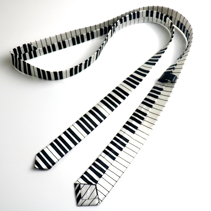 5CM uske crne karirane kravate s printom Žene Muškarci Crno-bijele karirane kravate Djevojačke ležerne ogrlice Odijela s uskom kravatom Slim Gravata