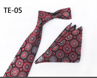 New Fashion Μονόχρωμη φλοράλ ανδρική γραβάτα 8cm μεταξωτό σετ γραβάτας Μπλε Πορτοκαλί Μωβ Κίτρινο Γκρι Κόκκινο Σετ Γάμου μονόπλευρη τετράγωνη γραβάτα