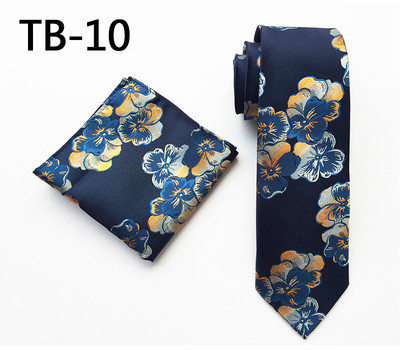 New Fashion Μονόχρωμη φλοράλ ανδρική γραβάτα 8cm μεταξωτό σετ γραβάτας Μπλε Πορτοκαλί Μωβ Κίτρινο Γκρι Κόκκινο Σετ Γάμου μονόπλευρη τετράγωνη γραβάτα