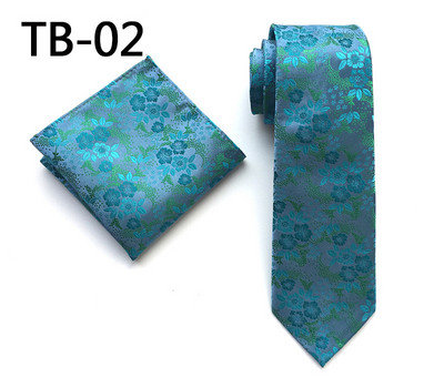 New Fashion Μονόχρωμη φλοράλ ανδρική γραβάτα 8cm μεταξωτό σετ γραβάτας Μπλε Πορτοκαλί Μωβ Κίτρινο Γκρι Κόκκινο Σετ Γάμου μονόπλευρη τετράγωνη γραβάτα