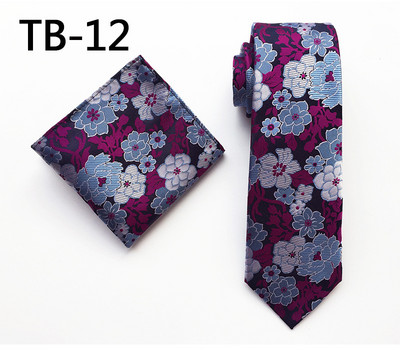 New Fashion Μονόχρωμη φλοράλ ανδρική γραβάτα 8cm μεταξωτό σετ γραβάτας Μπλε Πορτοκαλί Μωβ Κίτρινο Γκρι Κόκκινο Σετ Γάμου μονόπλευρη τετράγωνη γραβάτα