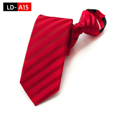 Lipsud meestele Must lips tõmblukk Eelseotud kikilips Naiste roheline tumesinine punane lipsud klassikaline 8 cm kaelus meestele särk Cravat tõmblukk