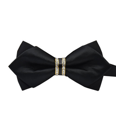 Ručno izrađene luksuzne muške leptir-mašne, modna kravata s crnim leptirima, muškim svečanim odijelom, dodaci za mladoženju, svatove, muška leptir-kravata