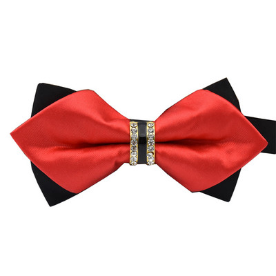 Ručno izrađene luksuzne muške leptir-mašne, modna kravata s crnim leptirima, muškim svečanim odijelom, dodaci za mladoženju, svatove, muška leptir-kravata