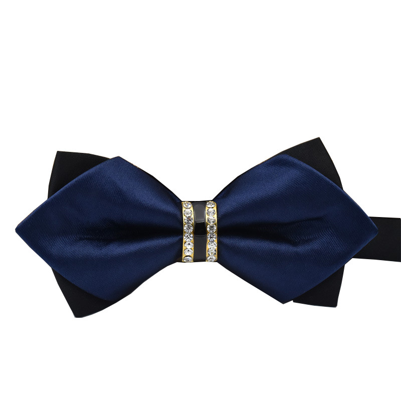 Ručno izrađene luksuzne muške leptir-mašne, modna kravata s crnim leptirima, muškim svečanim odijelom, dodaci za mladoženju, svatove, muška leptir-kravata