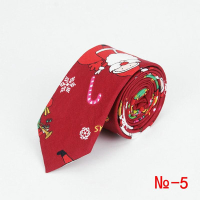 2020. Potpuno nova božićna kravata od 6 cm Crveno Plavo Zelena Kravata s printom Djeda Mraza Božićno drvce Kravata za festivalske darove