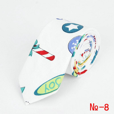 2020. Potpuno nova božićna kravata od 6 cm Crveno Plavo Zelena Kravata s printom Djeda Mraza Božićno drvce Kravata za festivalske darove