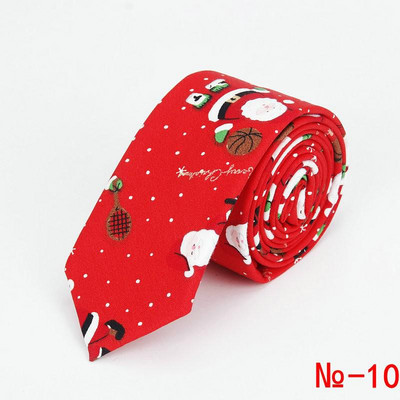 2020. Potpuno nova božićna kravata od 6 cm Crveno Plavo Zelena Kravata s printom Djeda Mraza Božićno drvce Kravata za festivalske darove
