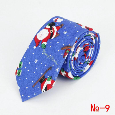 2020. Potpuno nova božićna kravata od 6 cm Crveno Plavo Zelena Kravata s printom Djeda Mraza Božićno drvce Kravata za festivalske darove