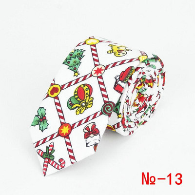 2020. Potpuno nova božićna kravata od 6 cm Crveno Plavo Zelena Kravata s printom Djeda Mraza Božićno drvce Kravata za festivalske darove