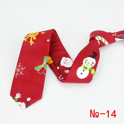 2020. Potpuno nova božićna kravata od 6 cm Crveno Plavo Zelena Kravata s printom Djeda Mraza Božićno drvce Kravata za festivalske darove
