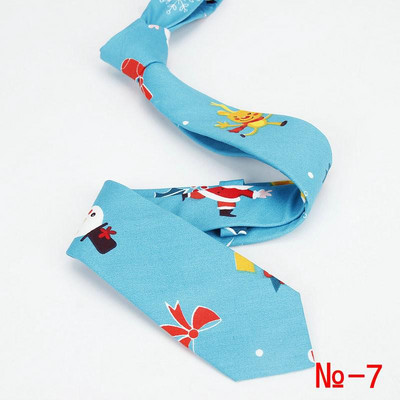 2020. Potpuno nova božićna kravata od 6 cm Crveno Plavo Zelena Kravata s printom Djeda Mraza Božićno drvce Kravata za festivalske darove