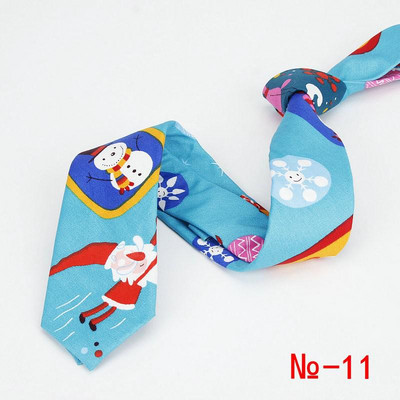 2020. Potpuno nova božićna kravata od 6 cm Crveno Plavo Zelena Kravata s printom Djeda Mraza Božićno drvce Kravata za festivalske darove