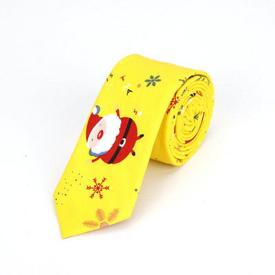 2020. Potpuno nova božićna kravata od 6 cm Crveno Plavo Zelena Kravata s printom Djeda Mraza Božićno drvce Kravata za festivalske darove