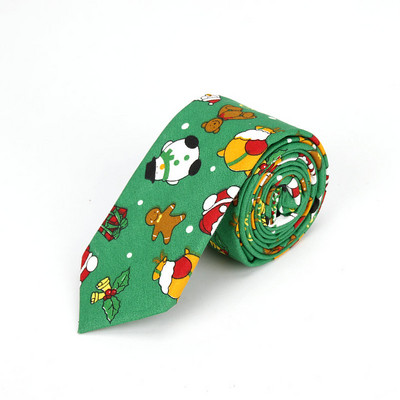 2020. Potpuno nova božićna kravata od 6 cm Crveno Plavo Zelena Kravata s printom Djeda Mraza Božićno drvce Kravata za festivalske darove