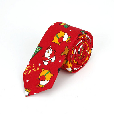 2020. Potpuno nova božićna kravata od 6 cm Crveno Plavo Zelena Kravata s printom Djeda Mraza Božićno drvce Kravata za festivalske darove