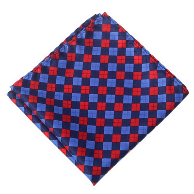 Patrat de buzunar de 32 cm, cu imprimeu de mătase, din raion