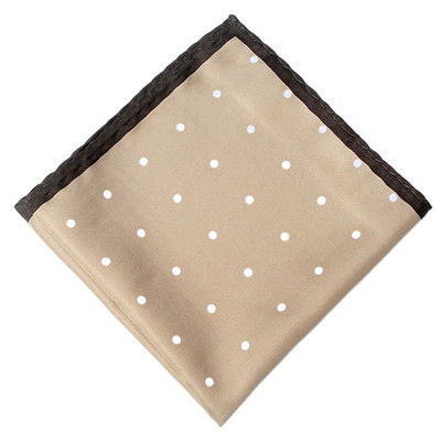 Patrat de buzunar de 32 cm, cu imprimeu de mătase, din raion