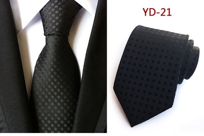 Класическа модна копринена вратовръзка на карирани райета Едноцветна зелена оранжева червена вратовръзка на точки за мъже Бизнес парти Сватба Официални 8 см вратовръзки