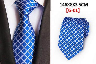 Класическа модна копринена вратовръзка на карирани райета Едноцветна зелена оранжева червена вратовръзка на точки за мъже Бизнес парти Сватба Официални 8 см вратовръзки