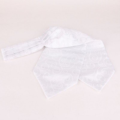 Linbaiway Luxury ανδρική γραβάτα Ascot Paisley Floral Jacquard Πλεκτή μεταξωτή γραβάτα Self Cravat Γραβάτα λαιμό πουκάμισο Cravat Custom logo