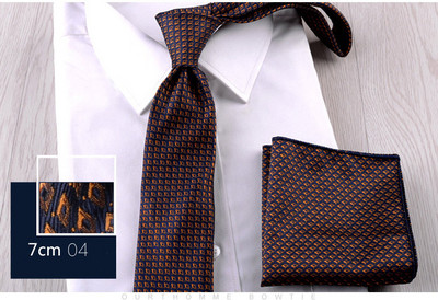 GUSLESON férfi pontnyomtató nyakkendő, négyzet alakú szett 7 cm-es nyakkendő, üzleti Gravata férfi nyakkendő, üzleti parti esküvői kiegészítők