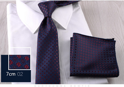 GUSLESON férfi pontnyomtató nyakkendő, négyzet alakú szett 7 cm-es nyakkendő, üzleti Gravata férfi nyakkendő, üzleti parti esküvői kiegészítők