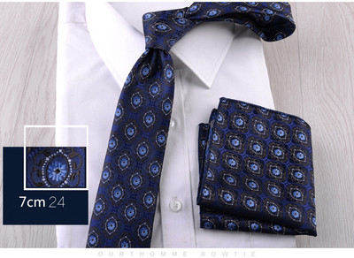 GUSLESON férfi pontnyomtató nyakkendő, négyzet alakú szett 7 cm-es nyakkendő, üzleti Gravata férfi nyakkendő, üzleti parti esküvői kiegészítők