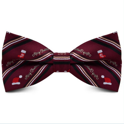 Nove božićne leptir-mašne Muška novost Prethodno zavezana leptir-mašna Crvena zelena leptir-mašna za muškarce Festivalski dodaci za zabavu