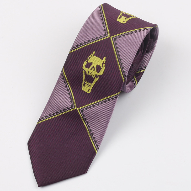 Japan Anime JoJo's Bizarre Adventure Tie Cosplay Kira Yoshikage KRALJICA UBICA Lubanja Unisex Neck Accessoies Costume Prop Poklon