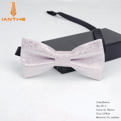 2020 vadonatúj divatos pu bőr geometriai piros arany csokornyakkendő női nyakkendő felnőtteknek luxus Cravate Homme esküvői parti nyakkendő férfiaknak