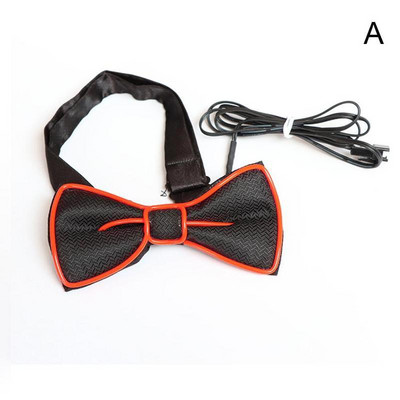 7 színű LED csokornyakkendő, kiváló minőségű divatos villogó csokornyakkendő, 2 aa elemmel világít, férfiaknak házassági ajándék parti kellékek