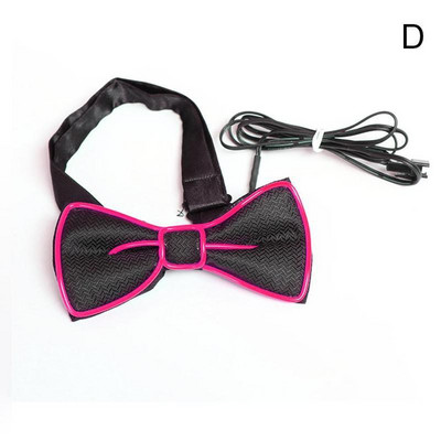 7 színű LED csokornyakkendő, kiváló minőségű divatos villogó csokornyakkendő, 2 aa elemmel világít, férfiaknak házassági ajándék parti kellékek