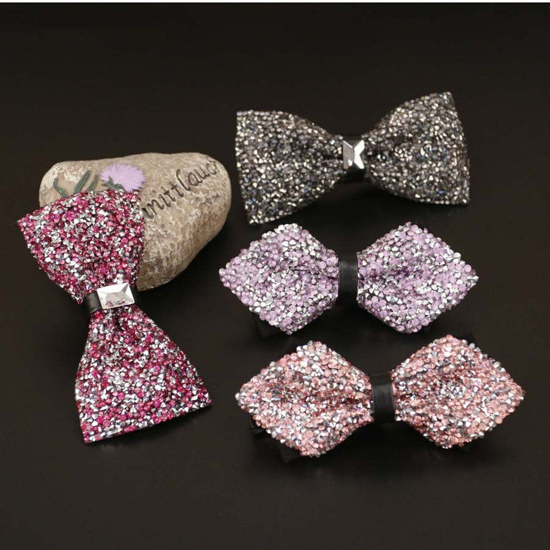 Linbaiway luksuzna dijamantna leptir mašna za muškarce Leptir leptir leptir leptir leptir kragna kravata za žene vjenčanje leptir leptir leptir prilagođeni LOGO