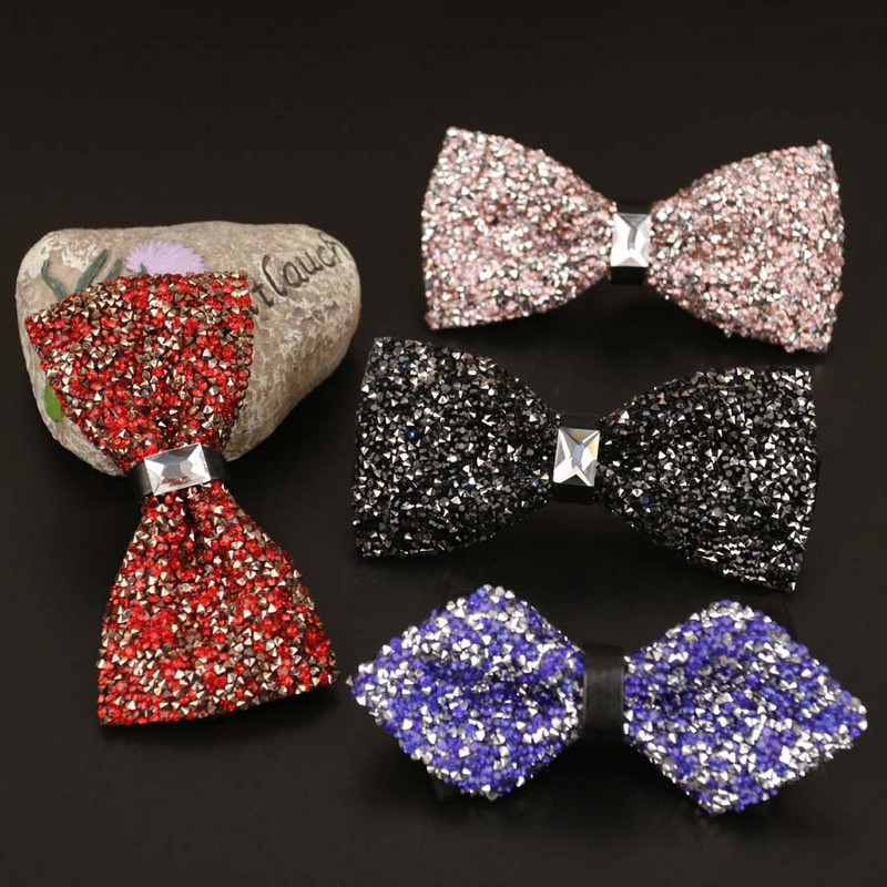 Linbaiway luksuzna dijamantna leptir mašna za muškarce Leptir leptir leptir leptir leptir kragna kravata za žene vjenčanje leptir leptir leptir prilagođeni LOGO