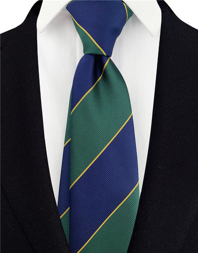 Cravate cu dungi gri pentru bărbați Cravată de mătase Verde 8 cm lățime Cravate de nuntă pentru bărbați Albastru Cravată de afaceri Cravată roșie A145