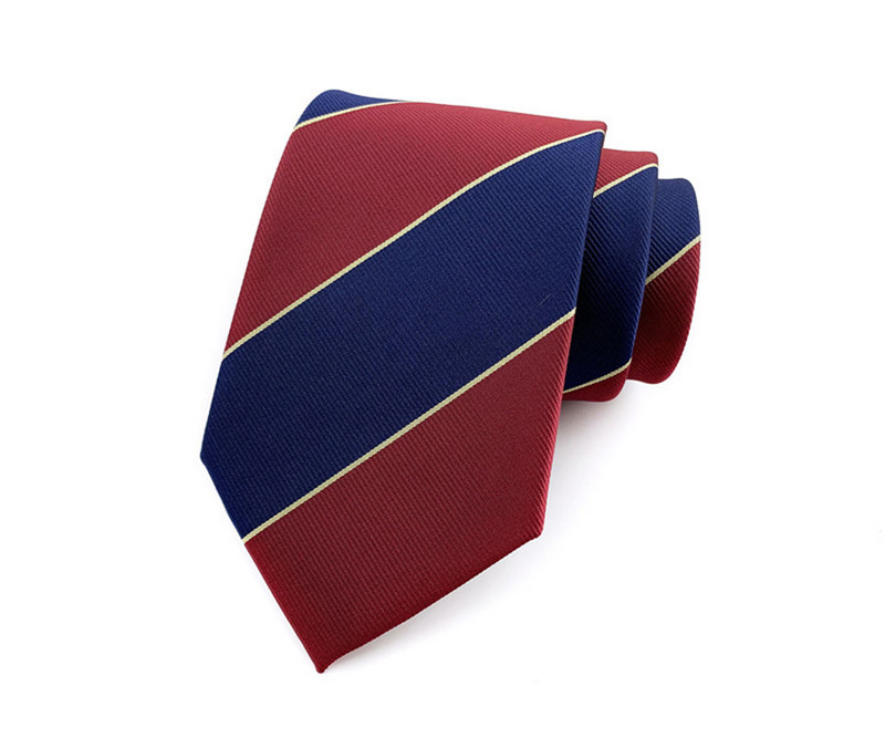 Cravate cu dungi gri pentru bărbați Cravată de mătase Verde 8 cm lățime Cravate de nuntă pentru bărbați Albastru Cravată de afaceri Cravată roșie A145