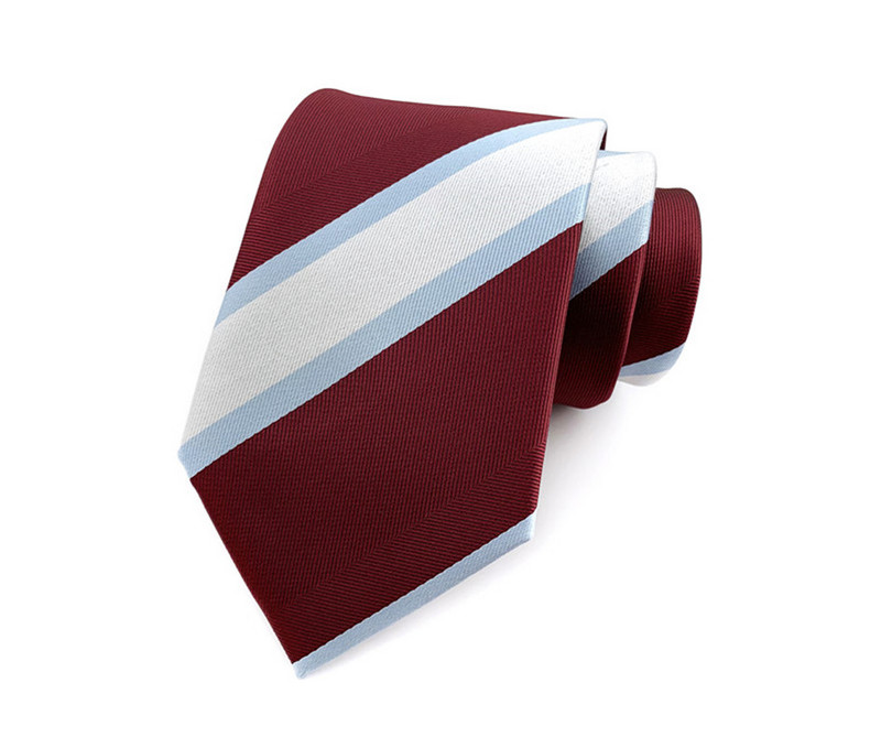 Cravate cu dungi gri pentru bărbați Cravată de mătase Verde 8 cm lățime Cravate de nuntă pentru bărbați Albastru Cravată de afaceri Cravată roșie A145