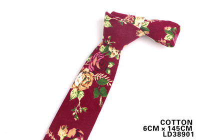 Vyriški kaklaraiščiai Medvilniniai kaklaraiščiai Vyrams Moterims Formalus gėlių rašto kaklaraištis vestuvių vakarėliui Lieknas jaunikio kaklaraištis Corbatas Hombre Cravat