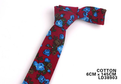 Vyriški kaklaraiščiai Medvilniniai kaklaraiščiai Vyrams Moterims Formalus gėlių rašto kaklaraištis vestuvių vakarėliui Lieknas jaunikio kaklaraištis Corbatas Hombre Cravat