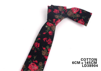 Vyriški kaklaraiščiai Medvilniniai kaklaraiščiai Vyrams Moterims Formalus gėlių rašto kaklaraištis vestuvių vakarėliui Lieknas jaunikio kaklaraištis Corbatas Hombre Cravat