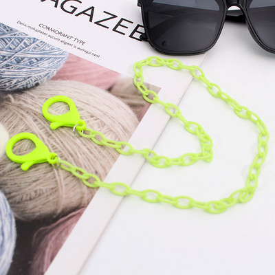 Gyerekszemüvegek Láncmaszk Akril Lányok Fiúk Színes Nyak Láncok Tartó Vonal Szíj Nyakpánt Medál Nyaklánc Nyaklánc Tartozékok