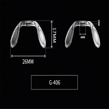 5 бр./компл. Силиконови противоплъзгащи очила Подложки за нос U-образна подложка за нос за очила Слънчеви очила Стъклени очила Аксесоари за очила