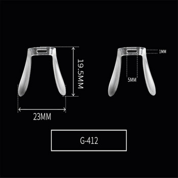 5 бр./компл. Силиконови противоплъзгащи очила Подложки за нос U-образна подложка за нос за очила Слънчеви очила Стъклени очила Аксесоари за очила