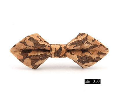 GUSLESON újdonság divat tömör parafa fa hegyes csokornyakkendő férfiaknak Esküvői party Férfi Ajándék kiegészítők Nyakkendő Kézzel készített Gravata