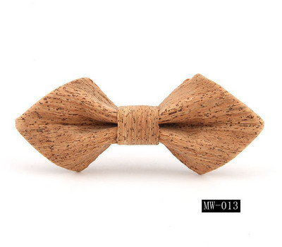 GUSLESON újdonság divat tömör parafa fa hegyes csokornyakkendő férfiaknak Esküvői party Férfi Ajándék kiegészítők Nyakkendő Kézzel készített Gravata