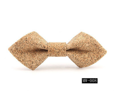 GUSLESON újdonság divat tömör parafa fa hegyes csokornyakkendő férfiaknak Esküvői party Férfi Ajándék kiegészítők Nyakkendő Kézzel készített Gravata