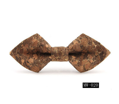 GUSLESON újdonság divat tömör parafa fa hegyes csokornyakkendő férfiaknak Esküvői party Férfi Ajándék kiegészítők Nyakkendő Kézzel készített Gravata