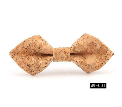 GUSLESON újdonság divat tömör parafa fa hegyes csokornyakkendő férfiaknak Esküvői party Férfi Ajándék kiegészítők Nyakkendő Kézzel készített Gravata